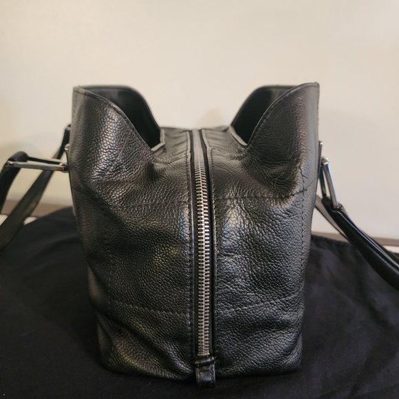 Chanel Square Stitch Black Satchel Quilted Caviar Small - Picture 4 of 12